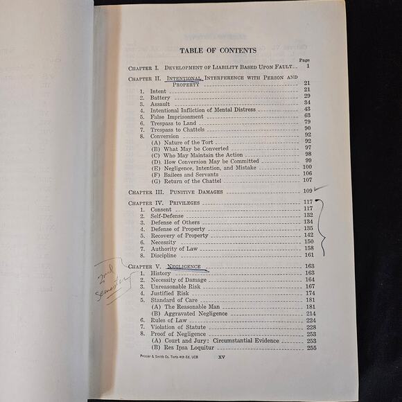 Torts Cases and Materials by William L. Prosser 1967 Law Book Legal - Picture 6 of 12